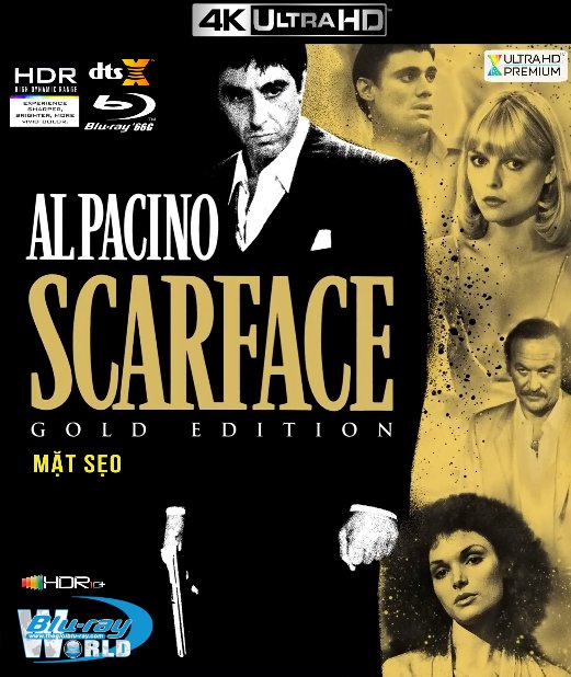 4KUHD-492. Scarface - Mặt Sẹo 4K-66G (DTS:X 7.1 - HDR 10+)